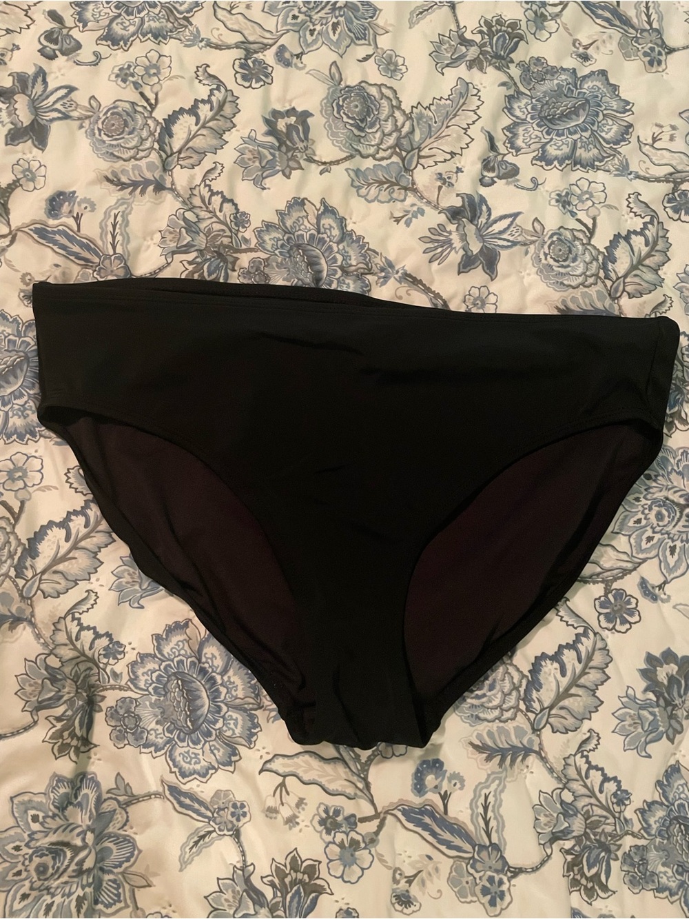 Tropical Escape Black Bikini Swim Bottoms